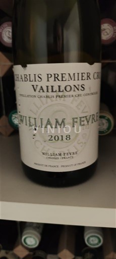 Borgogna Chablis Premier Cru Premier Cru William Fèvre Vaillons 2018
