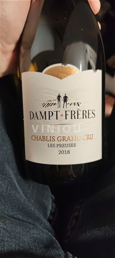 Burgundi Chablis Grand Cru Grand Cru Dampt Frères Les Preuses 2018