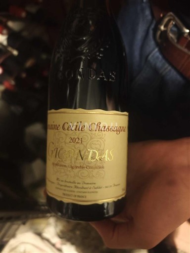 Rhônedalen Gigondas Domaine Cécile Chassagne 2021