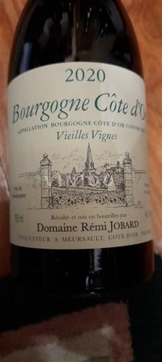 Burgundy Burgundy Côte d'Or Domaine Rémi Jobard Vieilles Vignes 2020