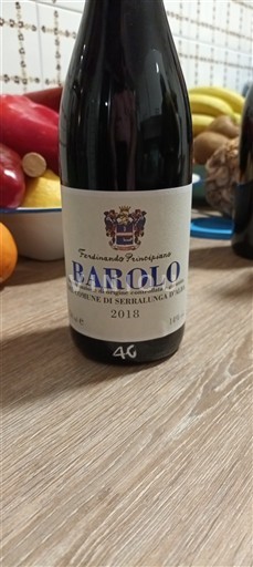 Piemonte Barolo Ferdinando Principiano Barolo del Comune di Serralunga d'Alba 2018