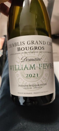 Burgundi Chablis Grand Cru Grand Cru William Fèvre Bougros 2021