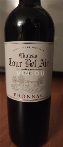 Bordeaux Fronsac Château Tour Bel Air 2013
