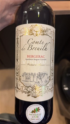 Sørvest Bergerac Comte de Breuilh Ikke-årgang