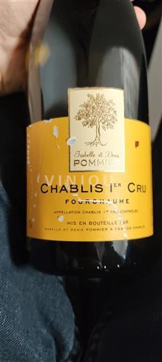 Burgundi Chablis premier cru Premier Cru Isabelle et Denis Pommier Fourchaume 2022