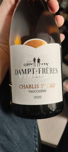 Viinit Blanc sec Vaucopin Dampt Frères 2020 Ranska Burgundi Chablis Premier Cru AOC Premier Cru