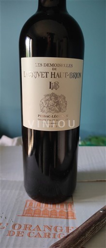 Bordeaux Pessac-Léognan Larrivet Haut-Brion Les Demoiselles de Larrivet Haut-Brion 2015