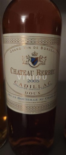 Bordoja Kadilak Château Berbec 2005