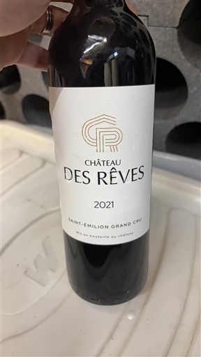 Verërat Rouge sec Château Rêves 2021 Francë Bordoja Saint-Émilion Grand Cru AOC