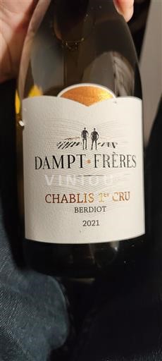 Burgundsko Chablis Premier Cru Premier Cru Dampt Frères Berdiot 2021