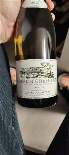 Burgundi Chablis Grand Cru Grand Cru Domaine Vocoret & Fils Les Clos 2021
