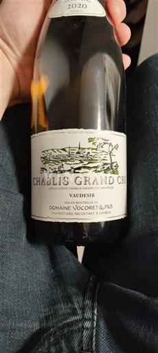 Burgundi Chablis Grand Cru Grand Cru Domaine Vocoret & Fils Vaudésir 2020