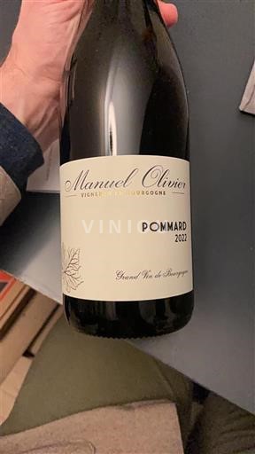 Viner Rouge sec Manuel Olivier 2022 Frankrike Burgund Pommard AOC