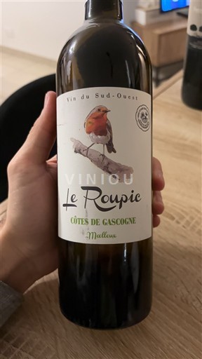 Vinhos Blanc moelleux Le Roupic 2021 França Sudoeste Côtes de Gascogne IGP