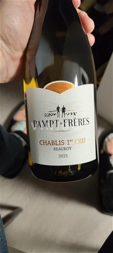 Burgundy Chablis Premier Cru Premier Cru Dampt Frères Beauroy 2021