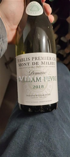 Burgundija Чабли првог квалитета Premier Cru Domaine William Fèvre Mont de Milieu 2018