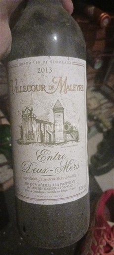 Bordeaux Entre-Deux-Mers Villecour de Maleyre 2013