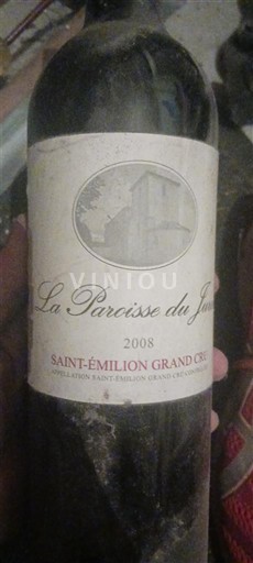 Bordeaux Saint-Émilion Grand Cru Grand Cru La Paroisse du Juhel 2008