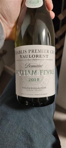 Burgund Chablis Premier cru Premier Cru Domaine William Fèvre Vaulorent 2018