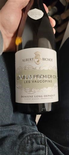 Burgundi Chablis premier cru Premier Cru Domaine Long-Depaquit Les Vaucopins 2019