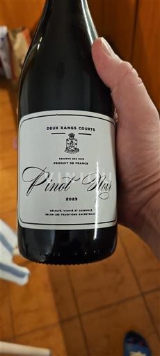 Languedoc in Roussillon Pays d'Oc Deux Rangs Courts Pinot Noir 2023