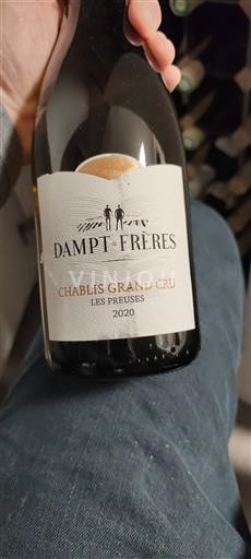 Burgundi Chablis Grand Cru Grand Cru Dampt Frères Les Preuses 2020