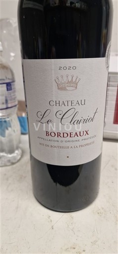 Burdeos Bordeaux Château Le Clairiot 2020