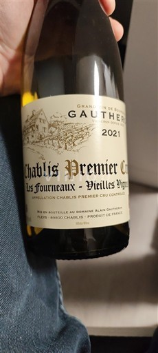 Burgundi Chablis premier cru Premier Cru Domaine Alain Gautherin Les Fourneaux - Vieilles Vignes 2021