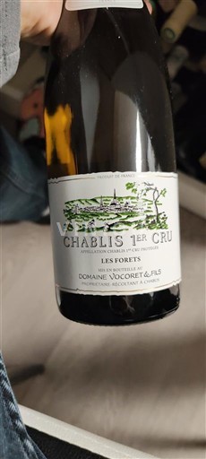 Burgundi Chablis premier cru Premier Cru Domaine Vocoret & Fils Les Forêts 2023