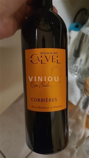 Viner Rouge sec Cuvée Pascale Domaine Calvel 2016 Frankrike Languedoc Corbières AOC