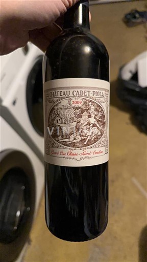 Bordoja Saint-Émilion Grand Cru Grand Cru Château Cadet-Piola 2009