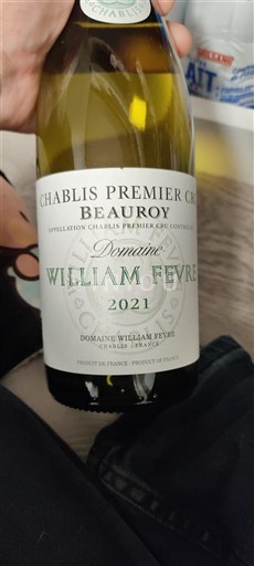 Burgundi Chablis premier cru Premier Cru Domaine William Fevre Beauroy 2021