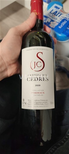 Bordeaux Château Cèdres 2020