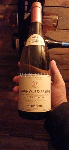 Rượu vang Rouge sec Les Guettottes Patriarche 2019 Pháp Bourgogne Savigny-lès-beaune AOC