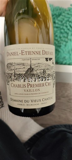 Vina Blanc sec Vaillon Daniel-Etienne Defaix 2008 Francija Burgundija Chablis premier cru AOC Premier Cru