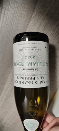 Burgundi Chablis Grand Cru Grand Cru William Fèvre Les Preuses 2022