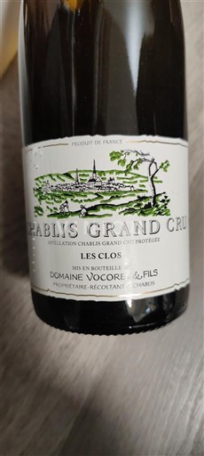 Burgundi Chablis Grand Cru Grand Cru Domaine Vocoret & Fils Les Clos 2023