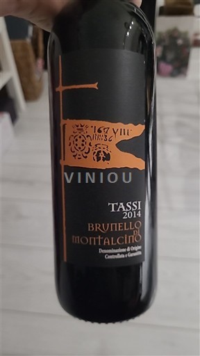 Вина Rouge sec Tassi 2014 Italija Toskana Brunelo di Montaldžino DOCG