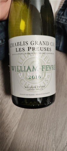 Burgundi Chablis Grand Cru Grand Cru William Fèvre Les Preuses 2016