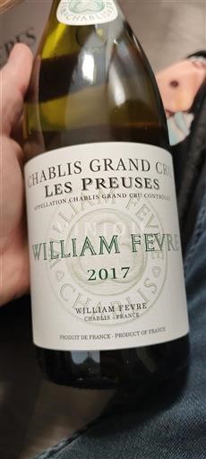 Burgundi Chablis Grand Cru Grand Cru Domaine William Fèvre Les Preuses 2017