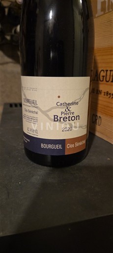 Dolina Loare Бургеиља Catherine & Pierre Breton Clos Sénéchal 2020