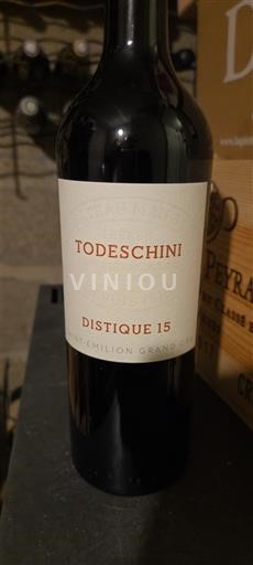 Bordeaux Saint-Émilion Grand Cru Grand Cru Todeschini Disitque 15 2022