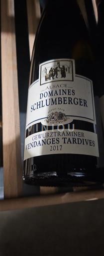 Vin Blanc moelleux Domaine Domaines Schlumberger 2017 France Alsace AOC Vendanges Tardives
