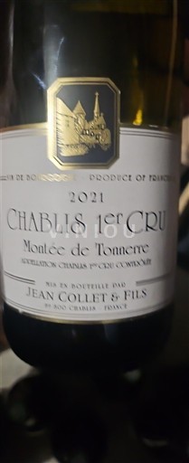 Bourgogne Ikke specificeret Premier Cru Jean Collet & Fils Montée de Tonnerre 2021