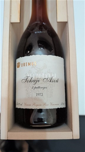 Токај Nespecificirano Oremus 5 Puttonyos 1972