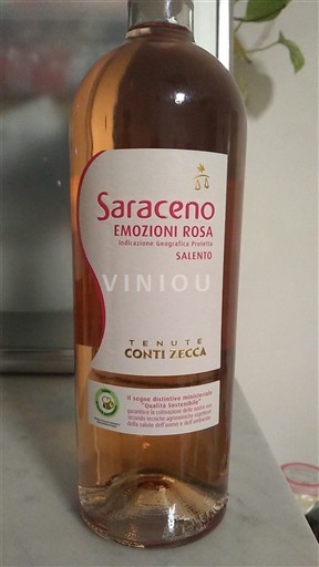 Apulija Саленто Tenute Conti Zecca Saraceno Emozioni Rosa 2024