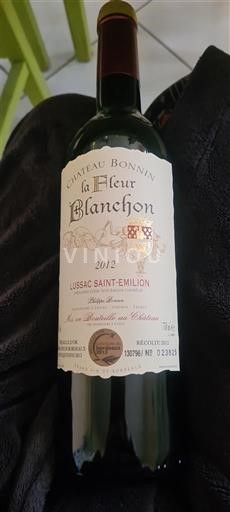 Viner Rouge sec Château Bonnin la Fleur Blanchon 2012 Frankrike Bordeaux Lussac-saint-émilion AOC