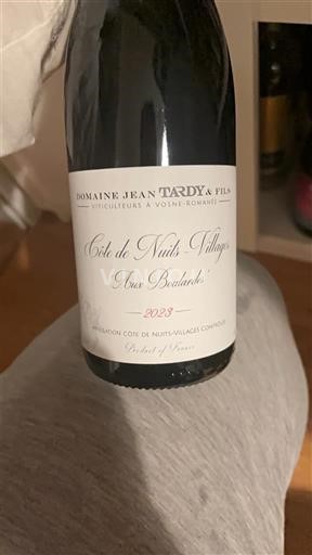 Burgundi Côte de nuits fshatra Domaine Jean Tardy & Fils Aux Boudots 2022