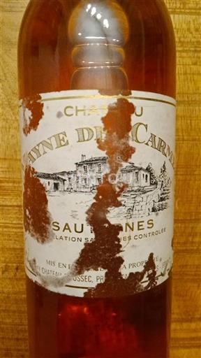 Bordoja Sauternes Château Rieussec Château Mayne Des Carmes 1991
