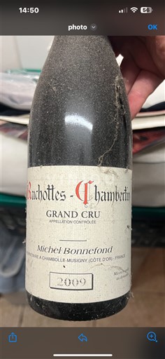 Burgundija Рушот-Шамбертен Grand Cru Michel Bonnefond 2009